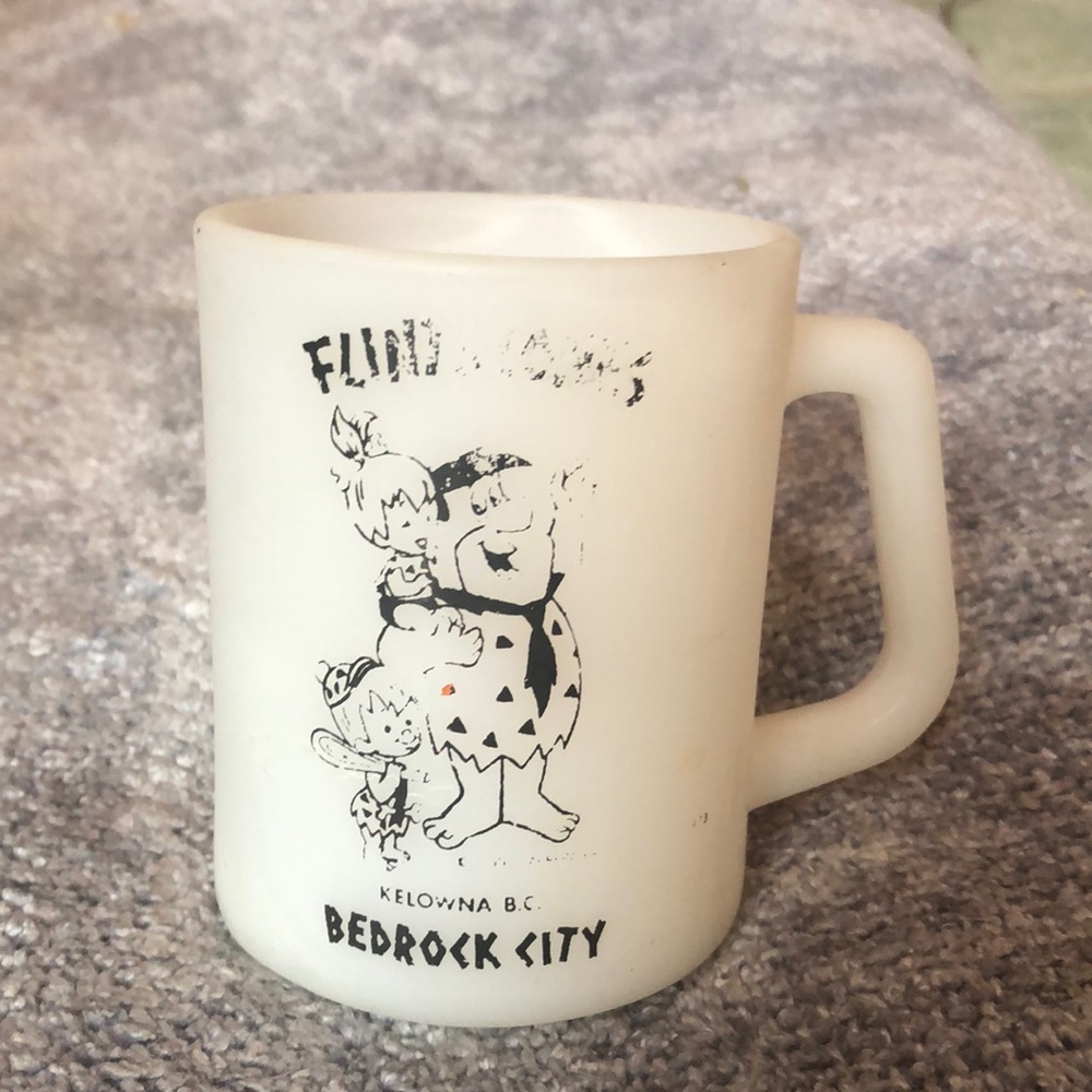 Vintage Flintstone FireKing Mug